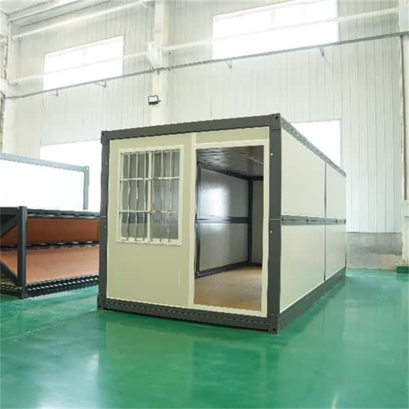 Waist folding container house